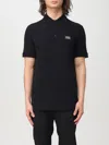Dolce & Gabbana Short-sleeved Wool Polo Shirt In Black