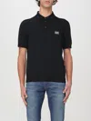 Dolce & Gabbana Polo With Logo In Black