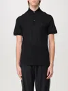 Dolce & Gabbana Chest Embroidered-logo Polo T-shirt In Schwarz