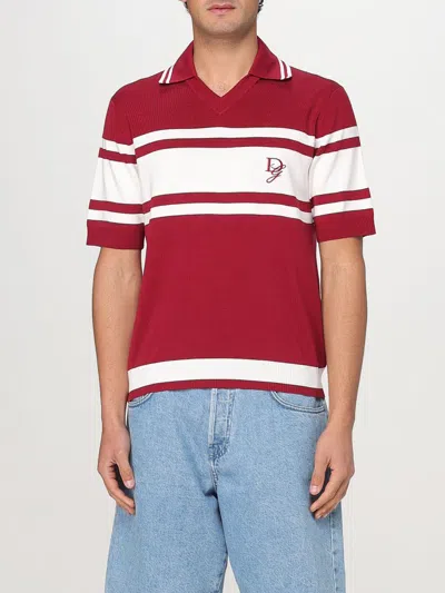 DOLCE & GABBANA POLO SHIRT DOLCE & GABBANA MEN COLOR BURGUNDY,G61943050