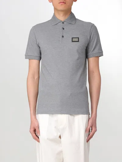 Dolce & Gabbana Polo Shirt  Men Color Grey In 灰色