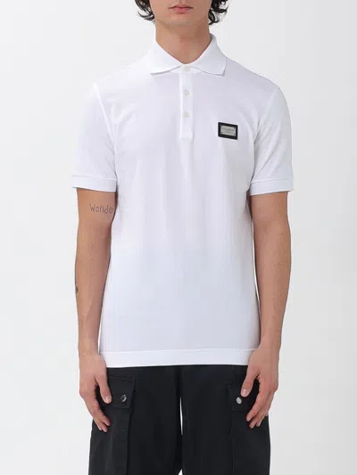 DOLCE & GABBANA POLO SHIRT DOLCE & GABBANA MEN COLOR WHITE,H14661001