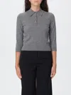Dolce & Gabbana Polo Shirt  Woman Color Grey In Gray
