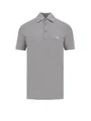 Dolce & Gabbana Men's Logo Cotton Polo Shirt In Grey