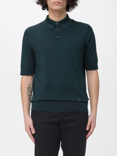 Dolce & Gabbana Polo Shirt Men  In Green