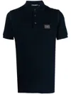 DOLCE & GABBANA POLO SHIRT WITH BRANDED TAG