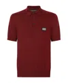 Dolce & Gabbana Polo Shirt With Lapel Short Sleeve In Red