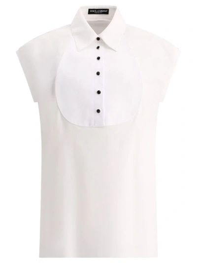 Dolce & Gabbana Plastron T-shirt White