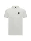 Dolce & Gabbana Cotton Piqué Polo-shirt With Branded Tag In White
