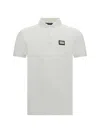 Dolce & Gabbana White Crewneck T-shirt With Logo Plate In Cotton Man In White