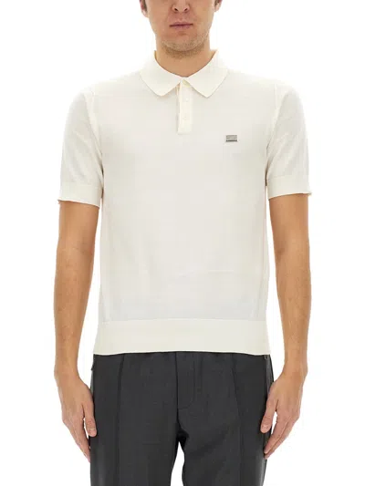DOLCE & GABBANA POLO WITH LOGO