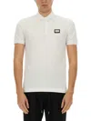 Dolce & Gabbana Polo With Logo In White