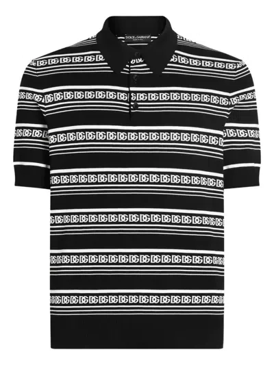 DOLCE & GABBANA SILK POLO SHIRT - MEN'S - SILK