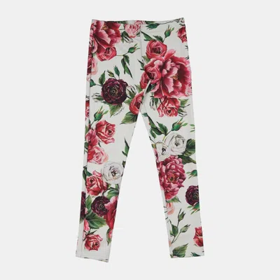 Pre-owned Dolce & Gabbana Polyamid Trousers 6 In Multicolor