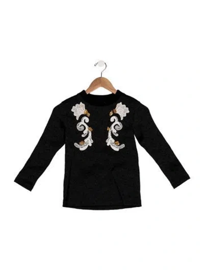 Pre-owned Dolce & Gabbana Babies' Polyester Sweater In Black