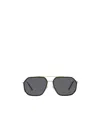 Dolce & Gabbana Polygonal Frame Sunglasses
