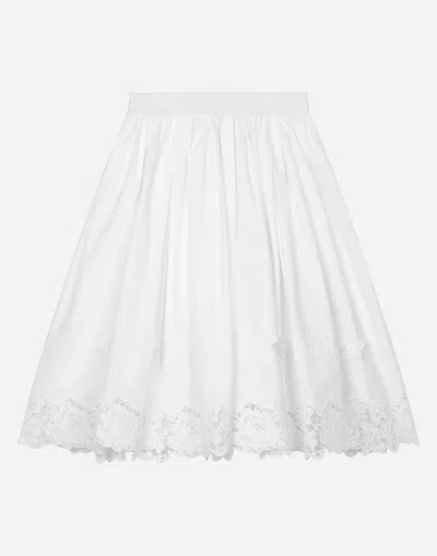 Dolce & Gabbana Gonna In White
