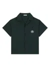 Dolce & Gabbana Poplin Buttoned Shirt In Green