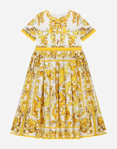 Dolce & Gabbana Abito Maniche Corte In Print