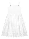 Dolce & Gabbana Poplin Effect Dress In White