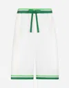 Dolce & Gabbana Majolica Print Cotton Shorts In Print