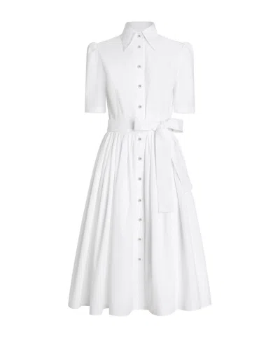 Dolce & Gabbana Poplin Shirt Dress In White