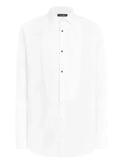 Dolce & Gabbana Poplin Shirt In White