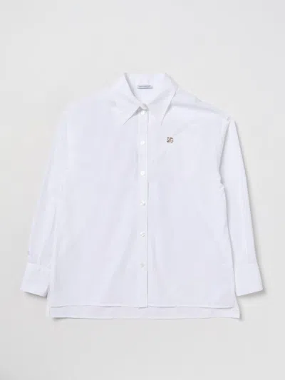 Dolce & Gabbana Kids' Poplin Shirt In White