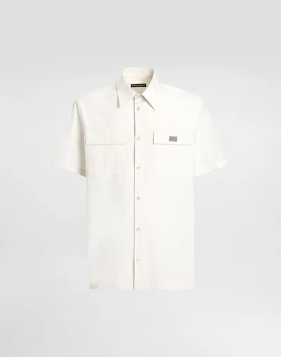 Dolce & Gabbana Poplin Shirt With Tag In Beige