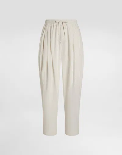 DOLCE & GABBANA POPLIN TROUSERS