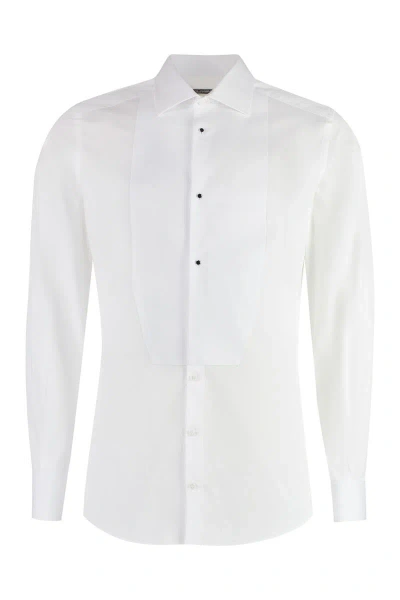 DOLCE & GABBANA DOLCE & GABBANA POPLIN TUXEDO SHIRT