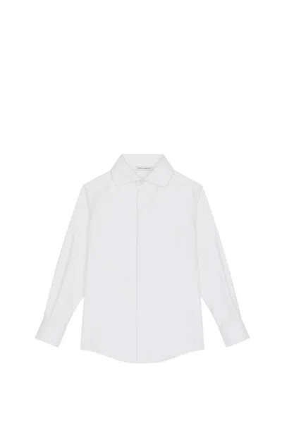 Dolce & Gabbana Teen Boys White Re-edition Tuxedo Shirt