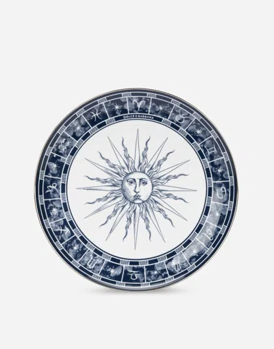 Dolce & Gabbana Porcelain Charger Plate In Blue