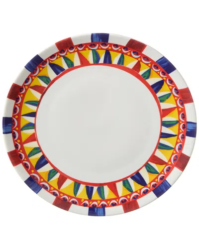 Dolce & Gabbana Porcelain Charger Plate In Black