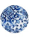 Dolce & Gabbana Porcelain Charger Plate In Blue