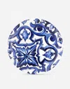 Dolce & Gabbana Porcelain Charger Plate Multicolor Unisex Onesize In Multicolor