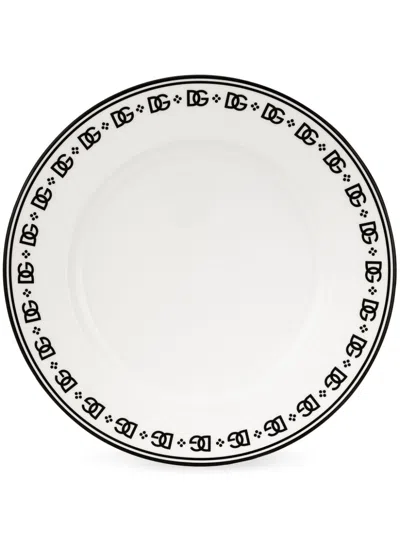 Dolce & Gabbana Porcelain Charger Plate In White