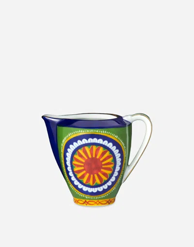 Dolce & Gabbana Porcelain Creamer In Multicolor
