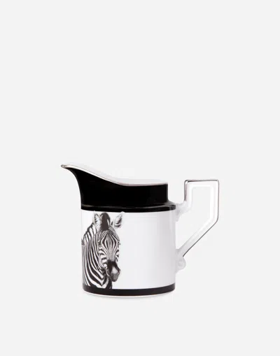 Dolce & Gabbana Porcelain Creamer In Multicolor