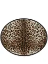 Dolce & Gabbana Teller Mit Leoparden-print In Brown