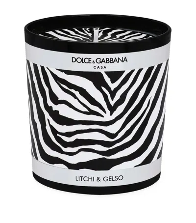 DOLCE & GABBANA PORCELAIN LYCHEE AND MULBERRY CANDLE