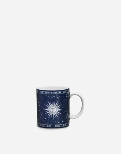 Dolce & Gabbana Porcelain Mug In Blue