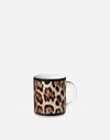 Dolce & Gabbana Porcelain Mug In Multicolor