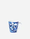 Dolce & Gabbana Blu Mediterraneo Porcelain Mug In Multicolor