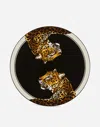 Dolce & Gabbana Porcelain Platter In Multicolor