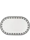 Dolce & Gabbana Porcelain Platter In Weiss