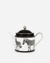Dolce & Gabbana Porcelain Teapot In Multicolor
