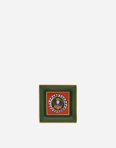 Dolce & Gabbana Porcellana Stampata In Multicolor