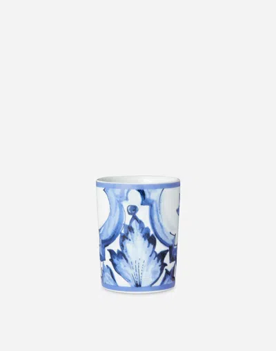 Dolce & Gabbana Porcelain Water Glass In Multicolor