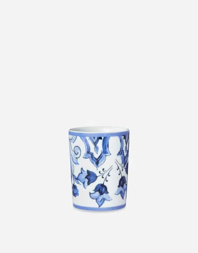 Dolce & Gabbana Porcelain Water Glass In Multicolor